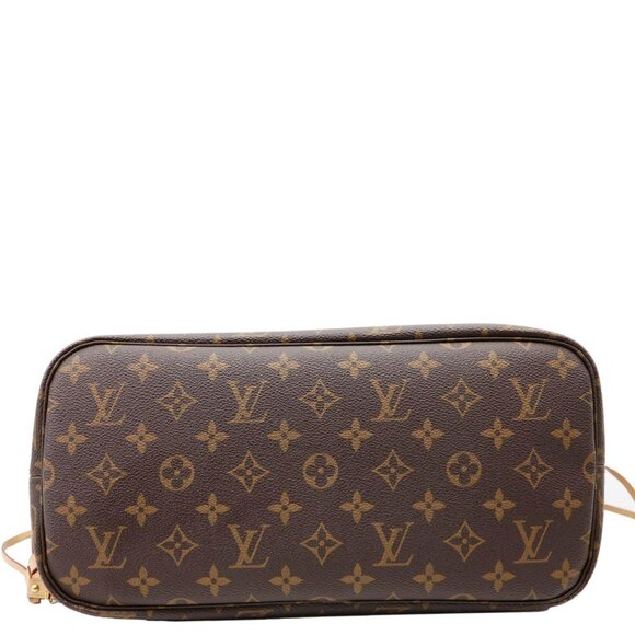 Louis Vuitton  Neverfull MM Monogram Canvas Tote Bag Brown - Picture 8 of 12